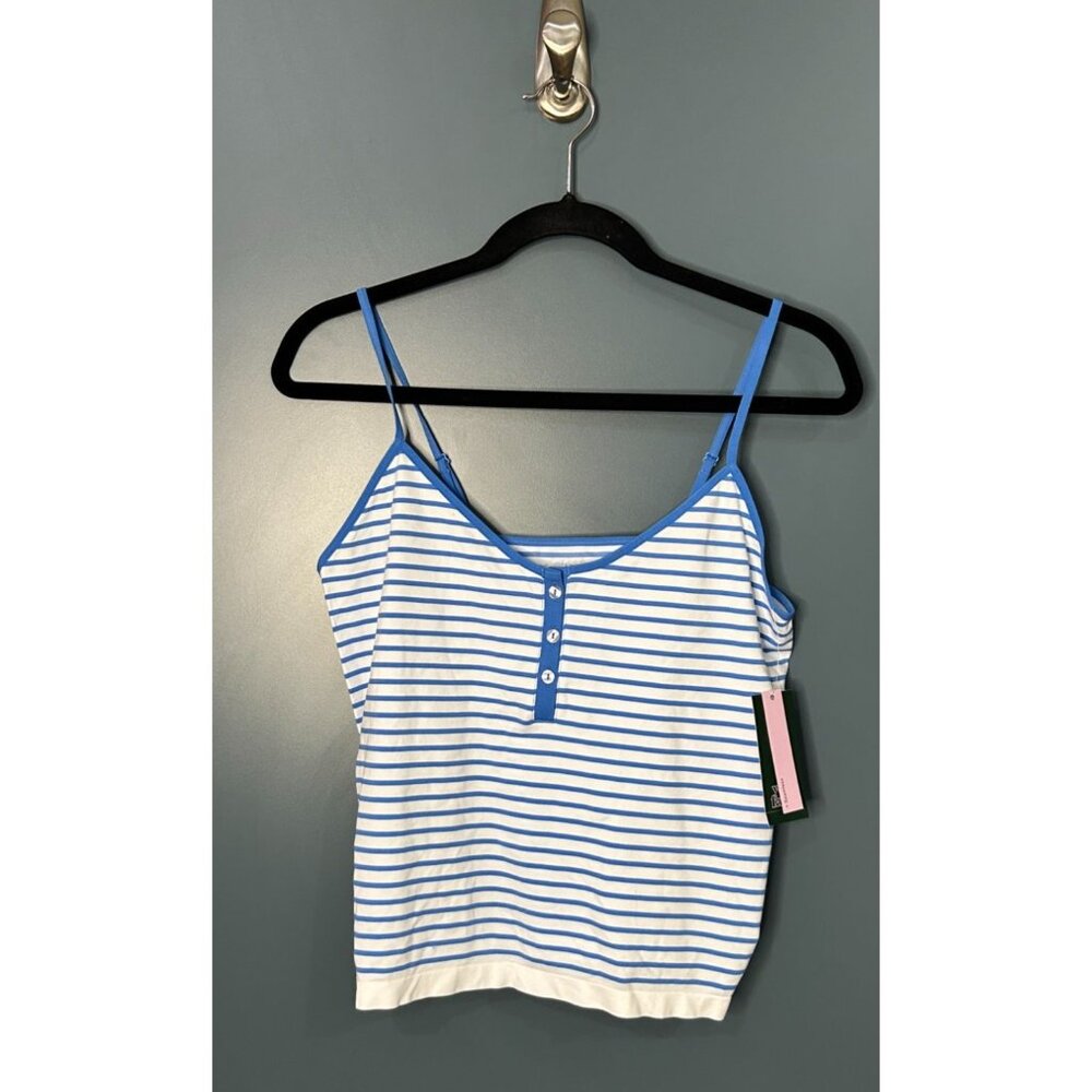 NWT Women's Seamless Cami - Wild Fable Sky Blue Striped XXL